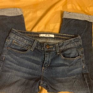 Joe’s Jean’s- rolled cuff skinny capri jeans